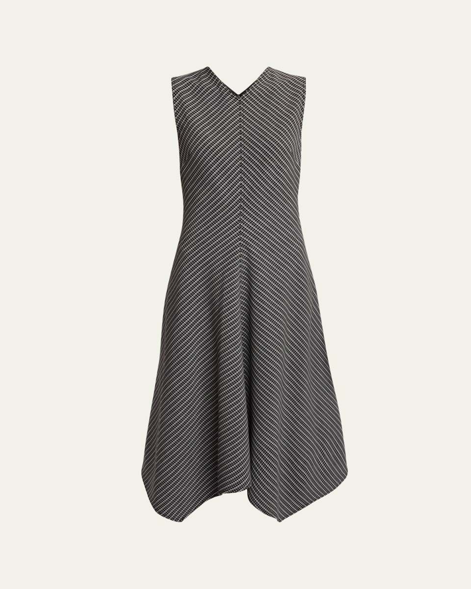 Layla Sleeveless Stretch Tailoring Midi Dress